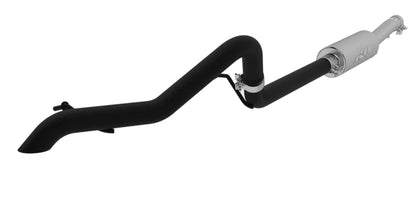 MBRP 2.5" Cat Back, Off-Road Tail Pipe, Muffler before Axle, Black Coated, Jeep Wrangler/Rubicon 3.6L V6 2dr/4dr 2012 - 2018 MBRP