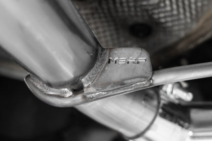 MBRP 2.5" Axle-Back, 2014-2017 Audi SQ5, 3.0T, T304 Stainless Steel, Dual Rear Exit w/ Quad Carbon Fiber Tips MBRP