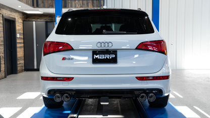 MBRP 2.5" Axle-Back, 2014-2017 Audi SQ5, 3.0T, T304 Stainless Steel, Dual Rear Exit w/ Quad Carbon Fiber Tips MBRP