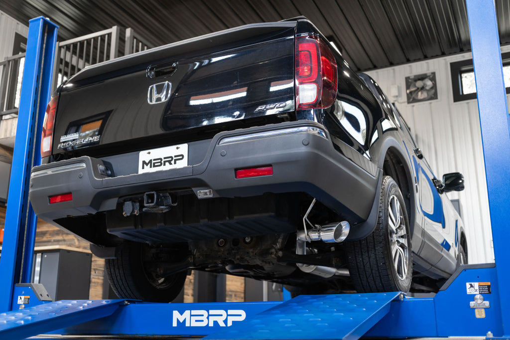 MBRP - S5900304 2.5" Cat-Back 2017-2020 Honda Ridgeline 3.5L, Single Side, T304 Stainless Steel,