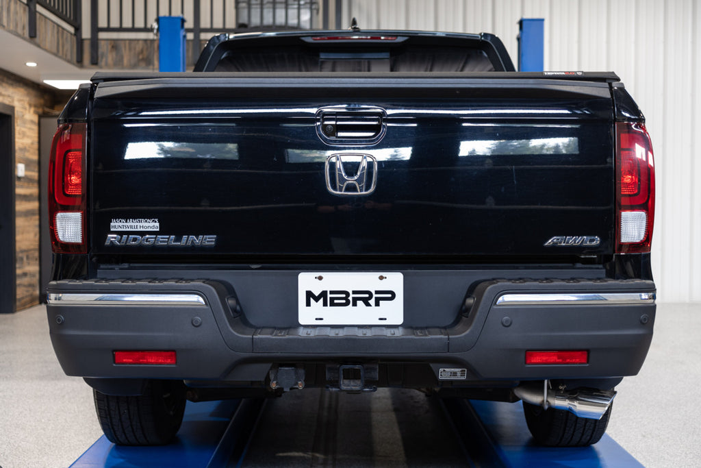 MBRP - S5900304 2.5" Cat-Back 2017-2020 Honda Ridgeline 3.5L, Single Side, T304 Stainless Steel,