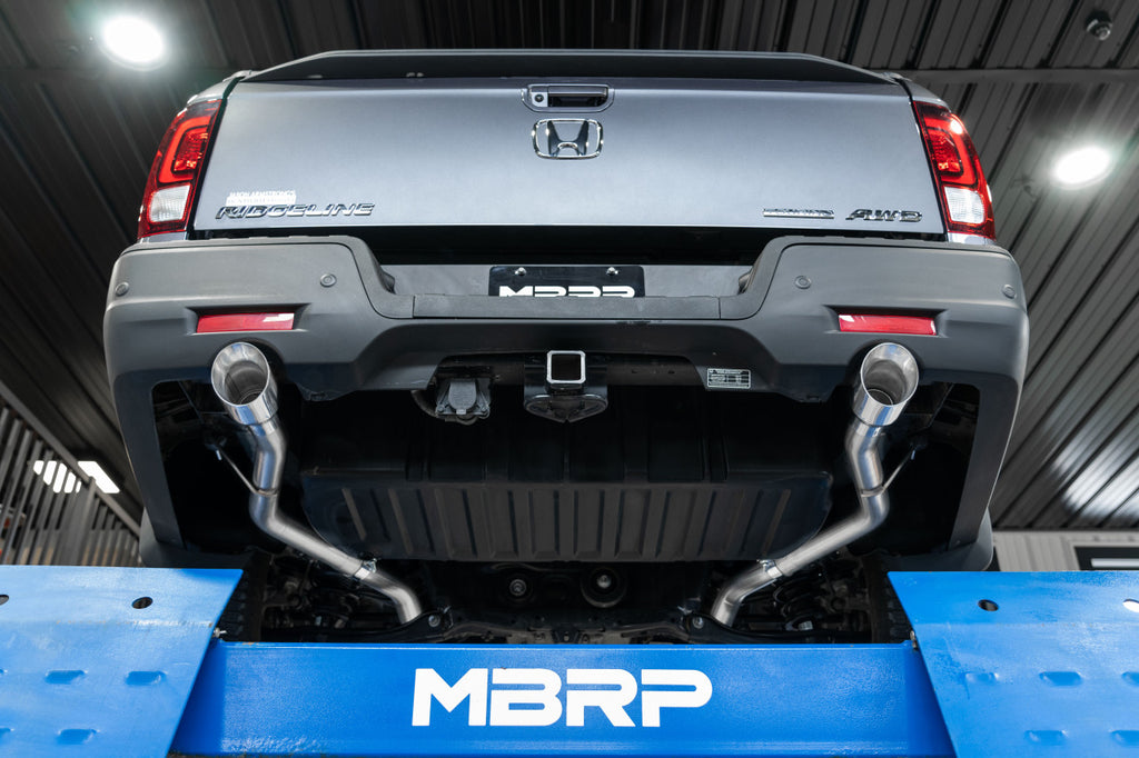 2021-Up Honda Ridgeline, 3.5L MBRP 2.5" Cat-Back, Dual Split Rear Exit, T304