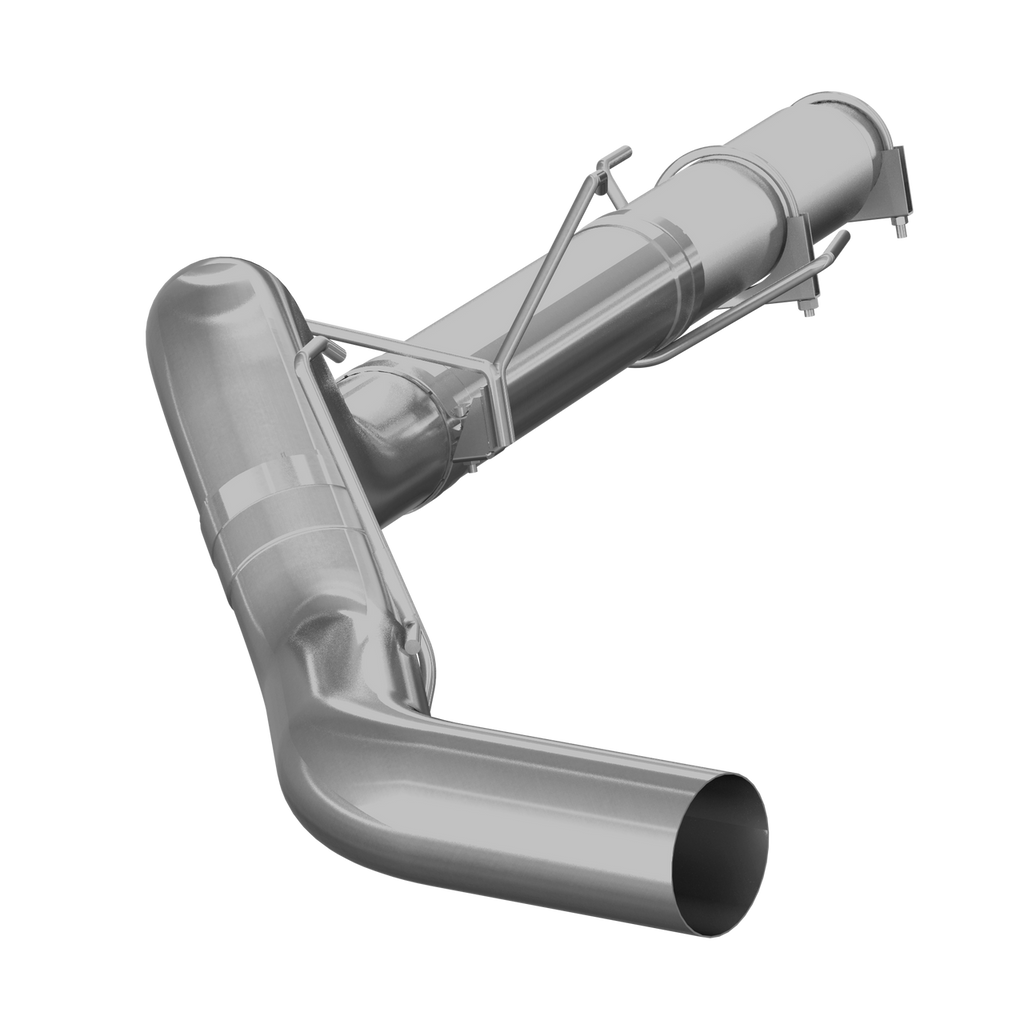 MBRP S61180PLM 5-Inch Cat-Back Exhaust for 2004-2007 Dodge Ram 2500/3500 with 5.9L Cummins Diesel – Race Profile, Aluminized Steel Construction