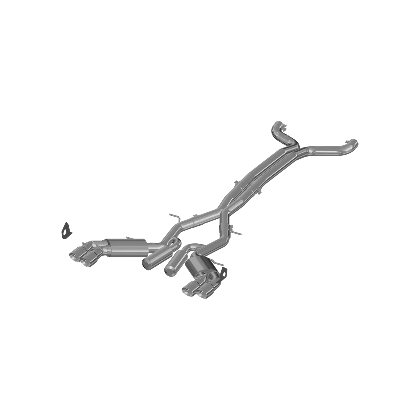 MBRP S7032409 3" ARMOR Plus Cat-Back Exhaust – Street Profile | 2016–2024 Camaro & ZL1