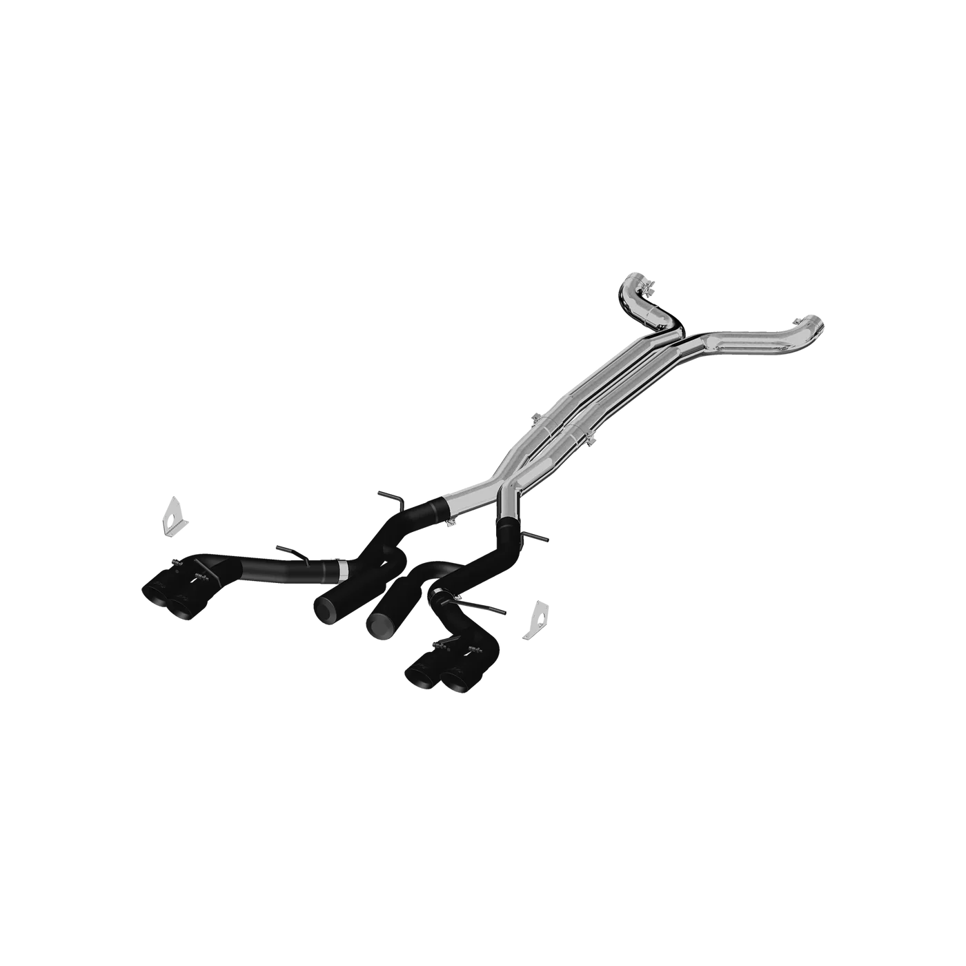 MBRP S7033BLK 3" ARMOR BLK Cat-Back Exhaust – Race Profile | 2016–2024 Camaro SS & ZL1
