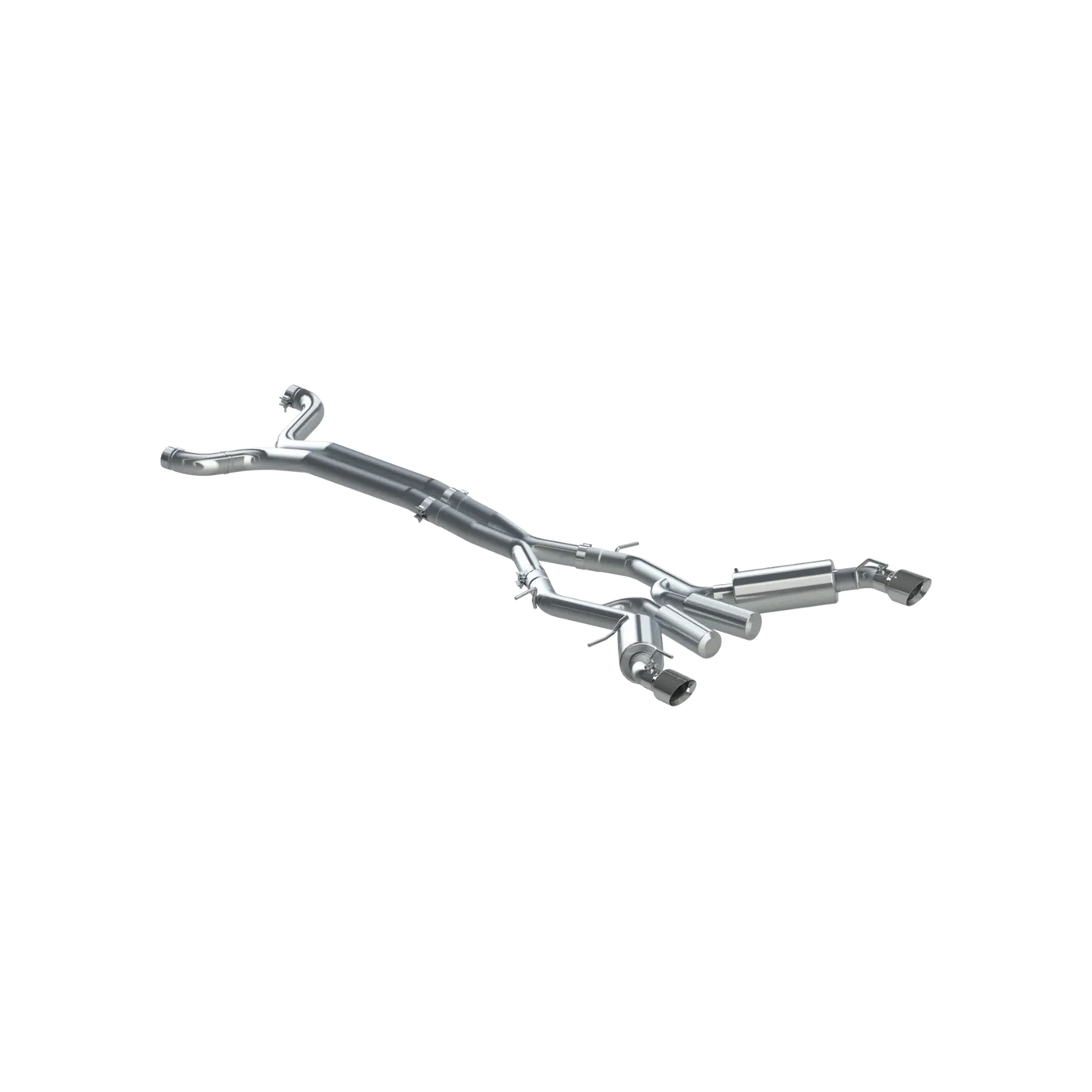MBRP S7035409 3" ARMOR Plus Cat-Back Exhaust – Street Profile | 2016–2024 Camaro SS Manual Coupe