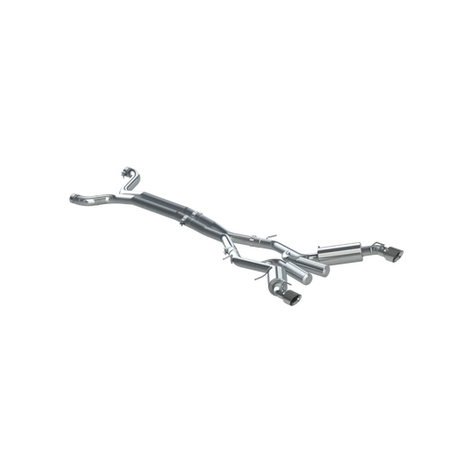 MBRP S7035409 3" ARMOR Plus Cat-Back Exhaust – Street Profile | 2016–2024 Camaro SS Manual Coupe