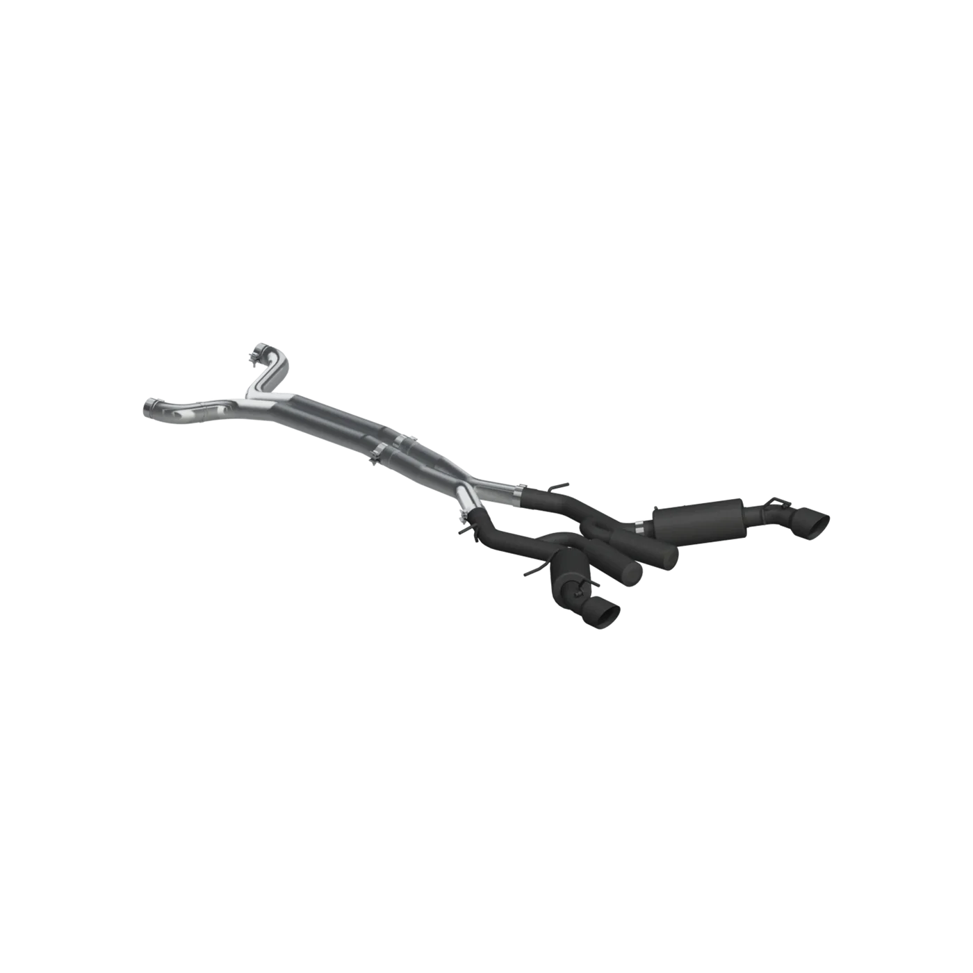 MBRP S7035BLK 3" ARMOR BLK Cat-Back Exhaust – Street Profile | 2016–2024 Camaro SS Manual Coupe