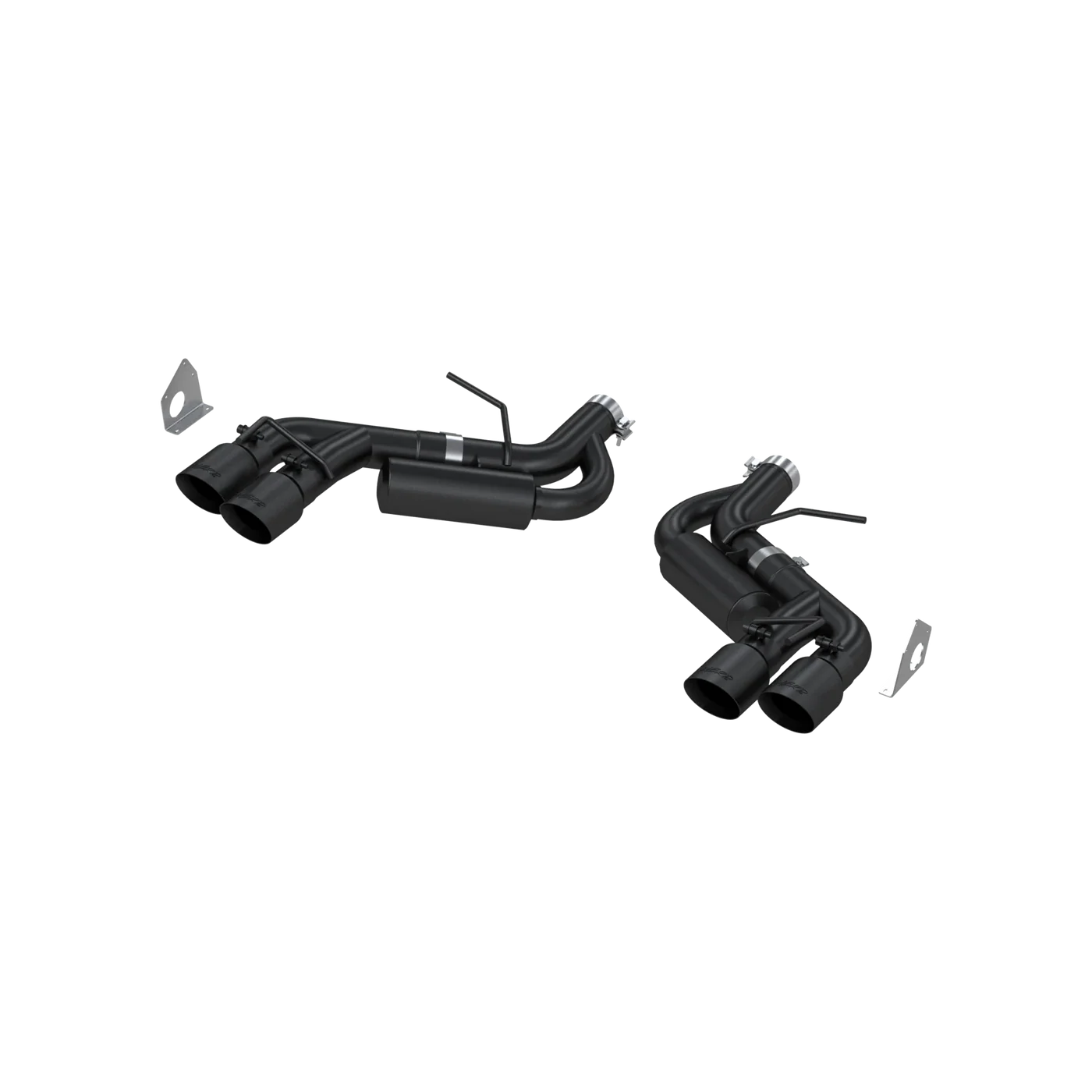 MBRP S7036BLK 3" ARMOR BLK Axle-Back Exhaust – Race Profile | 2016–2024 Camaro SS & ZL1
