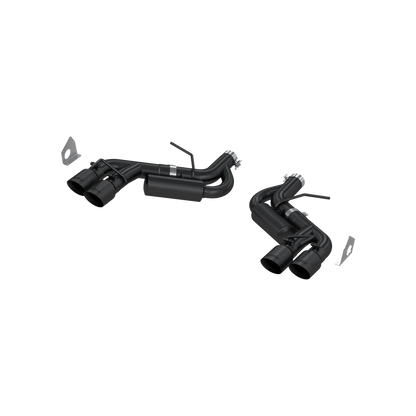 MBRP S7036BLK 3" ARMOR BLK Axle-Back Exhaust – Race Profile | 2016–2024 Camaro SS & ZL1