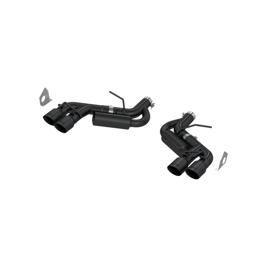MBRP S7036BLK 3" ARMOR BLK Axle-Back Exhaust – Race Profile | 2016–2024 Camaro SS & ZL1