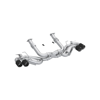MBRP S70413CF 3" ARMOR Pro Cat-Back Exhaust – Active Profile | 2020–2026 Corvette C8