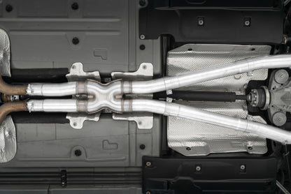 MBRP 2015-2016 Dodge Challenger 3-INCH CAT-BACK EXHAUST QUAD REAR EXIT, RACE PROFILE MBRP