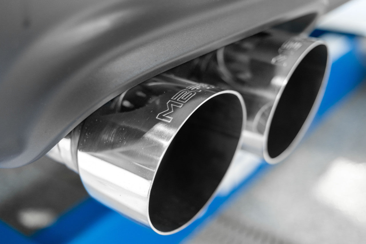 MBRP 2015-2016 Dodge Challenger 3-INCH CAT-BACK EXHAUST QUAD REAR EXIT, RACE PROFILE MBRP