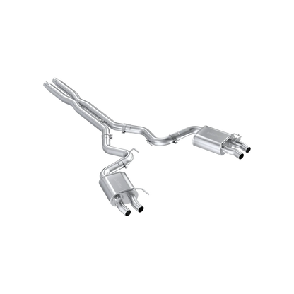 MBRP S7201304 – ARMOR Pro Cat-Back Exhaust for 2016–2020 Ford Mustang Shelby GT350 / GT350R (Active Profile)