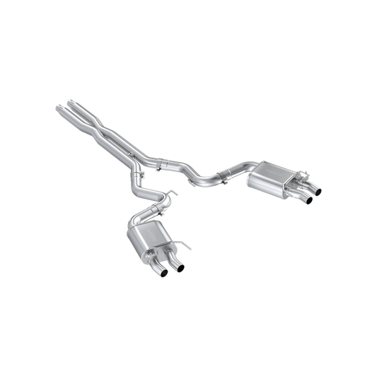MBRP S7201304 – ARMOR Pro Cat-Back Exhaust for 2016–2020 Ford Mustang Shelby GT350 / GT350R (Active Profile)