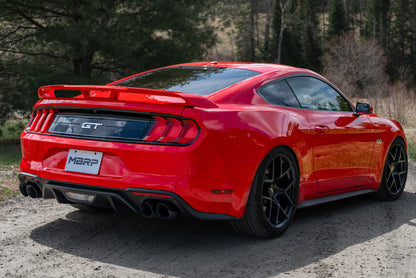 MBRP 2018-2023 Ford Mustang 5.0L GT 3in Cat-Back Exhaust Race Profile Quad Rear Exit - S7207AL MBRP