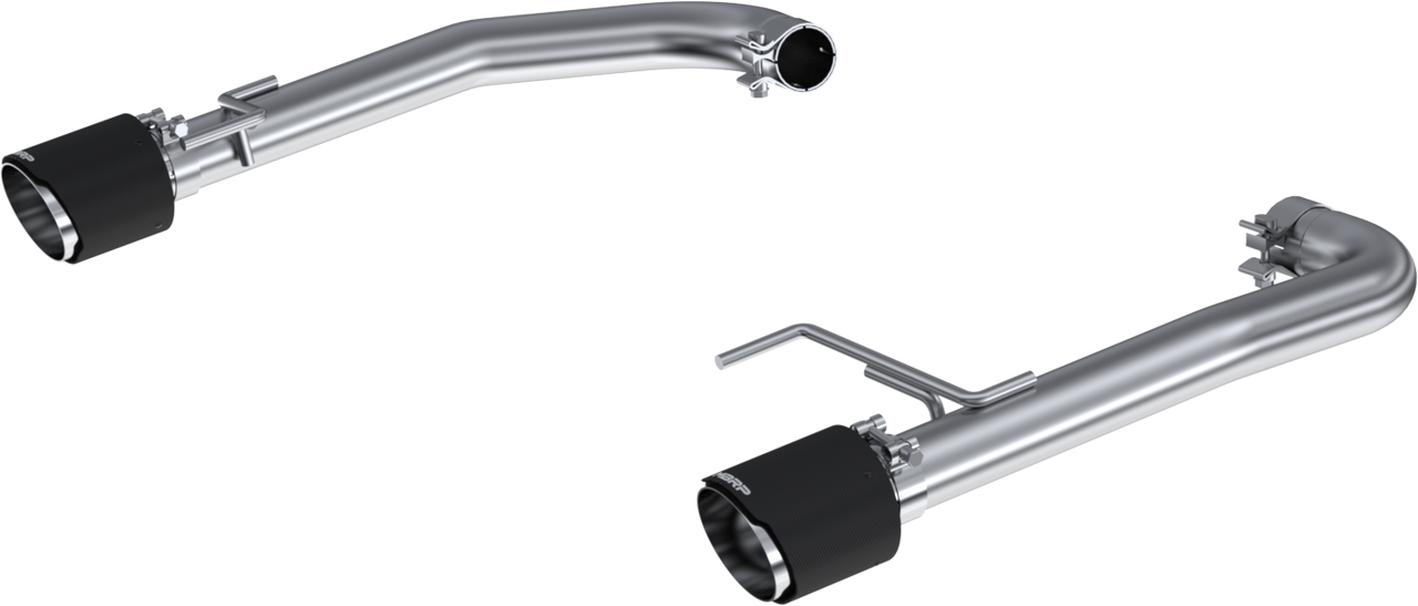 MBRP 2.5" Axle-Back, 2015-2023 Ford Mustang 2.3L EcoBoost, Dual Rear Exit w/ Carbon Fiber Tips, T304 Stainless Steel MBRP