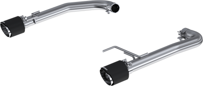 MBRP 2.5" Axle-Back, 2015-2023 Ford Mustang 2.3L EcoBoost, Dual Rear Exit w/ Carbon Fiber Tips, T304 Stainless Steel MBRP