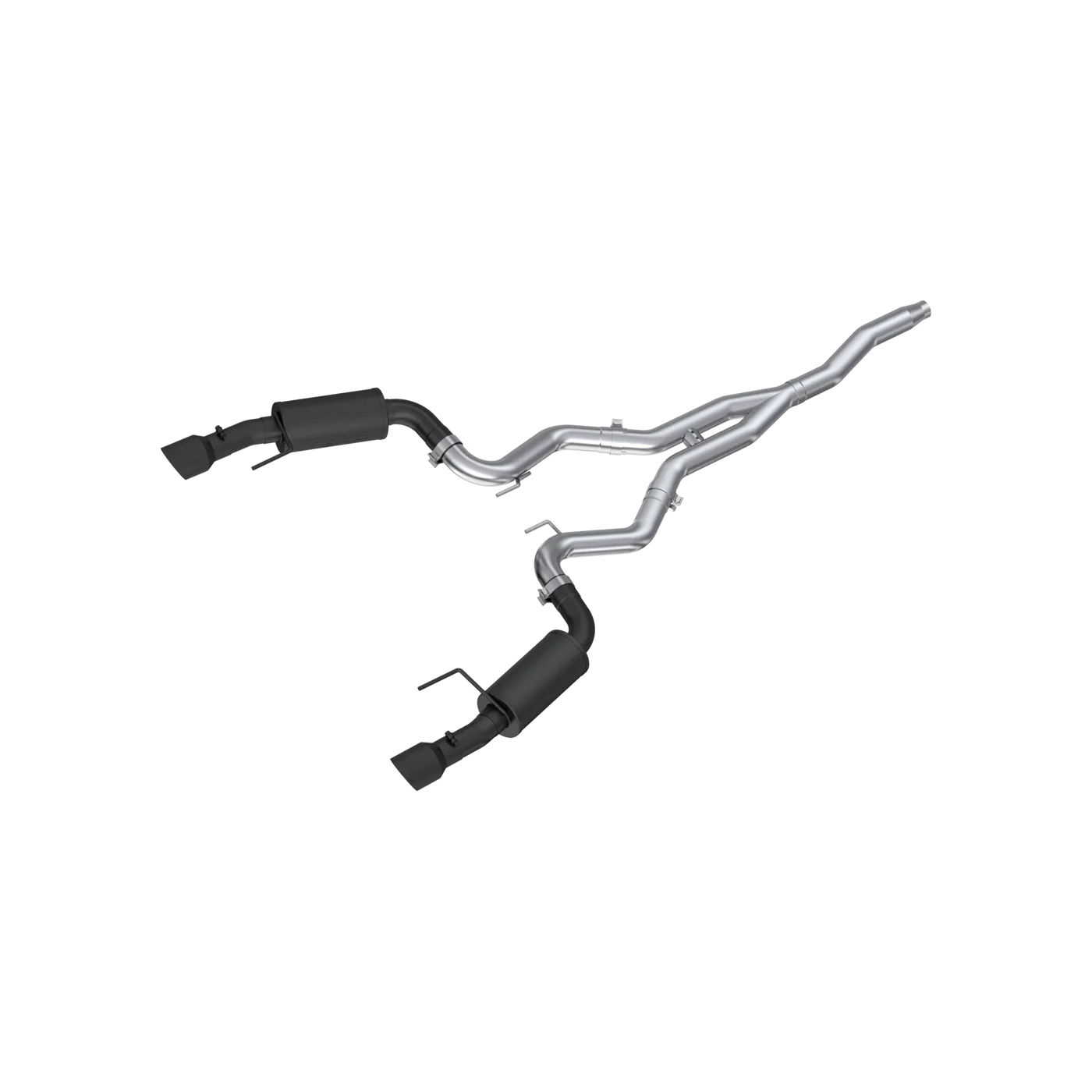 MBRP S7274BLK – ARMOR BLK Cat-Back Exhaust for 2015–2026 Ford Mustang EcoBoost 2.3L (Street Profile, Black Dual Wall Tips)