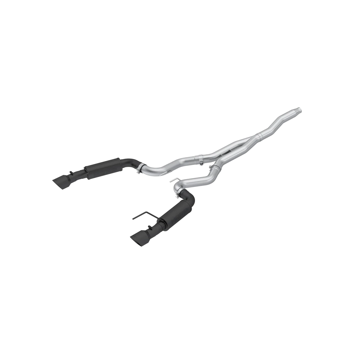 MBRP S7275BLK – ARMOR BLK Cat-Back Exhaust for 2015–2026 Ford Mustang EcoBoost 2.3L (Race Profile, Black Dual Wall Tips)
