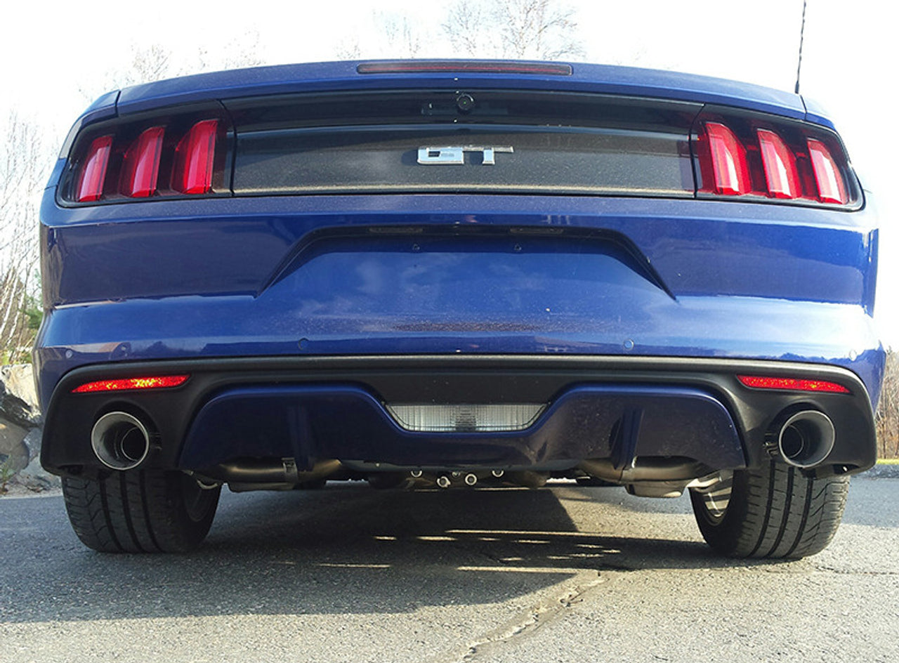 MBRP S7276304 – ARMOR Pro Axle-Back Exhaust for 2015–2017 & 2024–2026 Ford Mustang GT 5.0L (Race Profile, Polished Dual Wall Tips)