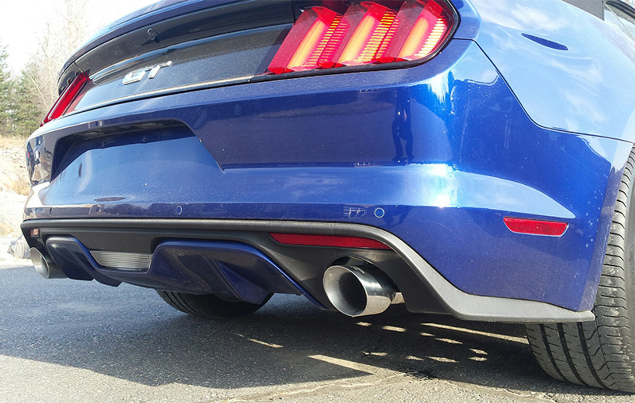 MBRP S7276304 – ARMOR Pro Axle-Back Exhaust for 2015–2017 & 2024–2026 Ford Mustang GT 5.0L (Race Profile, Polished Dual Wall Tips)