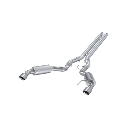 MBRP S7277409 – ARMOR Plus Cat-Back Exhaust for 2015–2017 Ford Mustang GT 5.0L (Street Profile, Polished Dual Wall Tips)