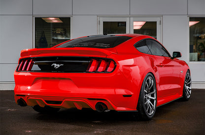 MBRP S7277BLK – ARMOR BLK Cat-Back Exhaust for 2015–2017 Ford Mustang GT 5.0L (Street Profile, Black Dual Wall Tips)