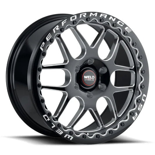 Weld S910 Solana Beadlock 20x10 6x135 ET38 BS 6.99 Gloss Black Wheel MIL Dia 87.1