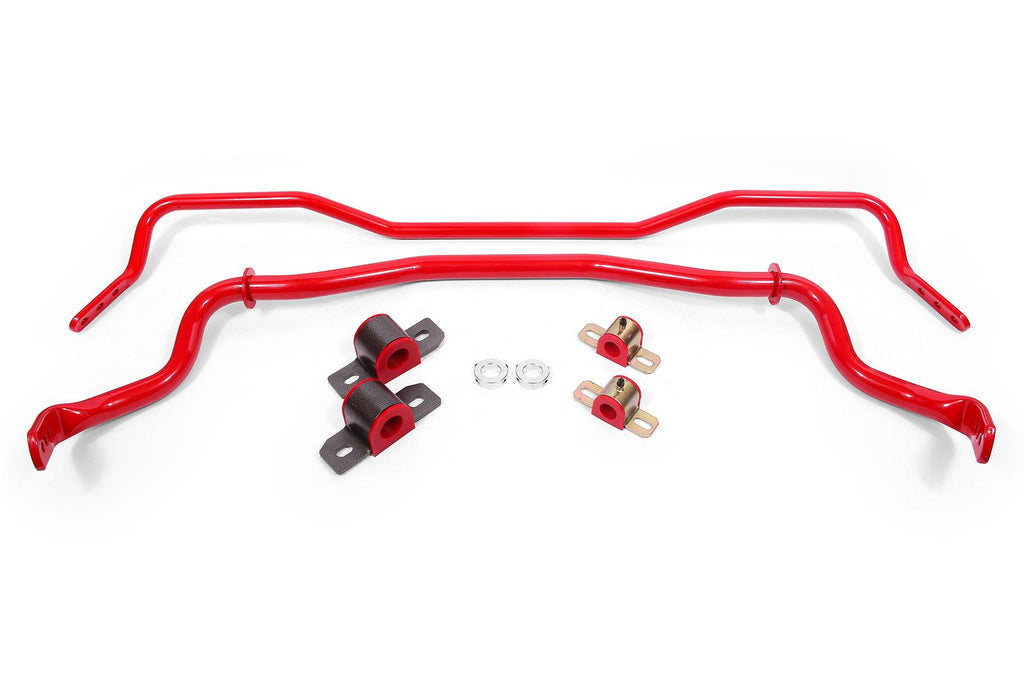 BMR SWAY BAR KIT FRONT & REAR RED (2015+ MUSTANG) SB043R