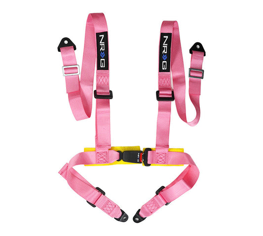 NRG Innovations 4-Point Racing Harness - Pink – SBH-4PC-SPK