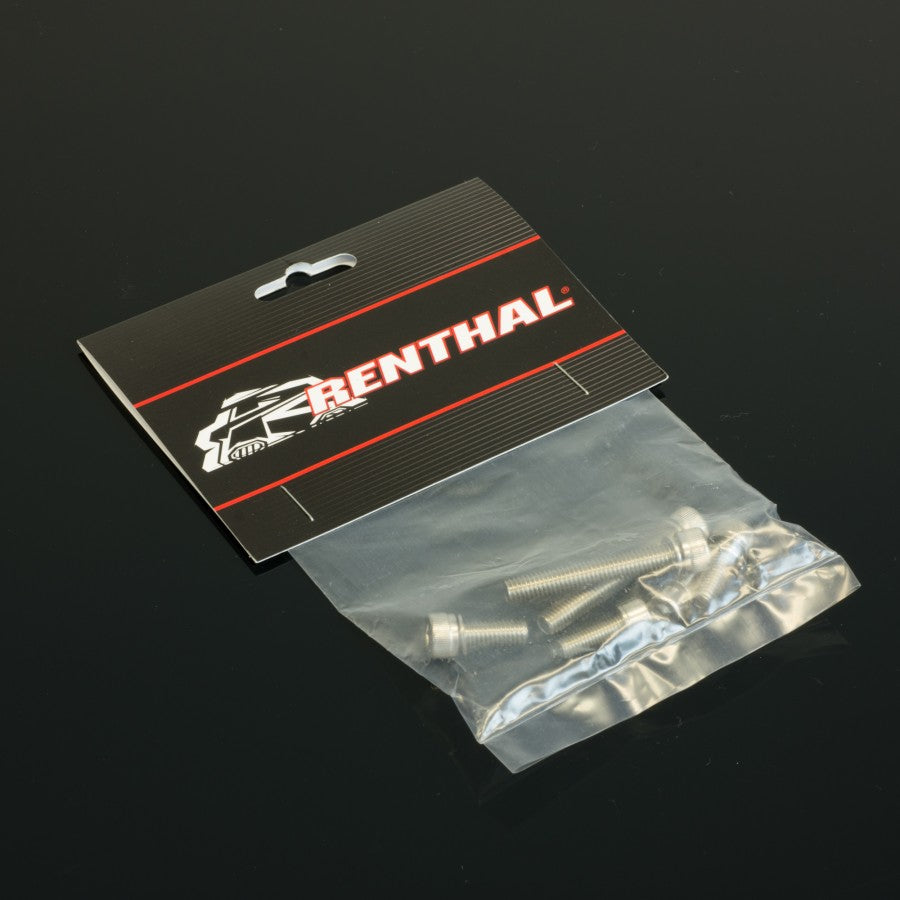 Renthal Integra/Integra 35 +10 mm. Screw Kit - Stainless Steel