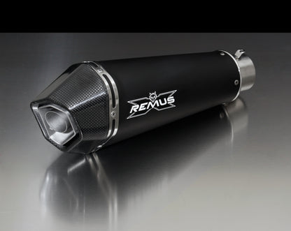 Remus 2015 Suzuki GSX-S 1000 Hypercone Black Slip On w/Heat Shield