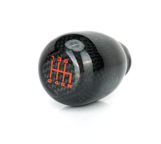 NRG Innovations 42mm Type-R Style Shift Knob - Black Carbon Fiber - SK-100BC-6-W