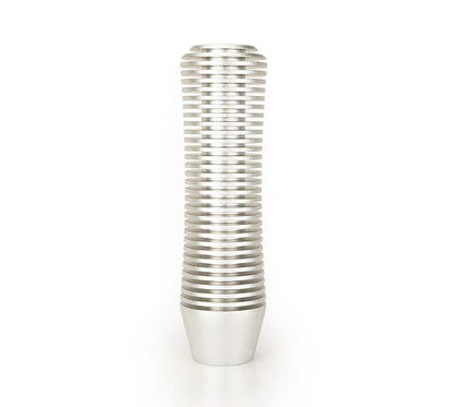 NRG Innovations Heat Sink Curvy Short Shift Knob - 115mm - Silver - SK-700SL