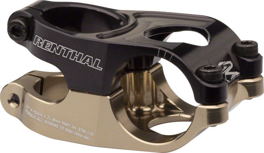 Renthal Duo Stem 40 mm. - Aluminum Gold/Black