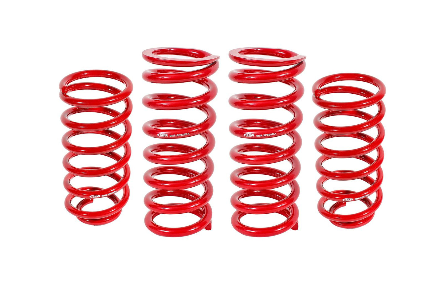 BMR LOWERING SPRINGS 1" SET OF 4 RED (79-04 MUSTANG) SP027R BMR Suspension