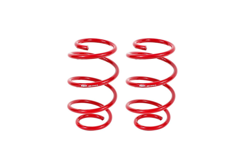 BMR 2015 - 2023 Mustang S550 Front Performance Version Lowering Springs - Red SP081R