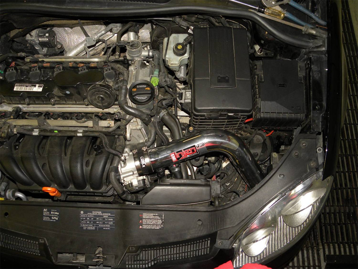 Injen 2009-2010 Volkswagen Jetta L5-2.5l Sp Cold Air Intake System (Black)- SP3027BLK Injen