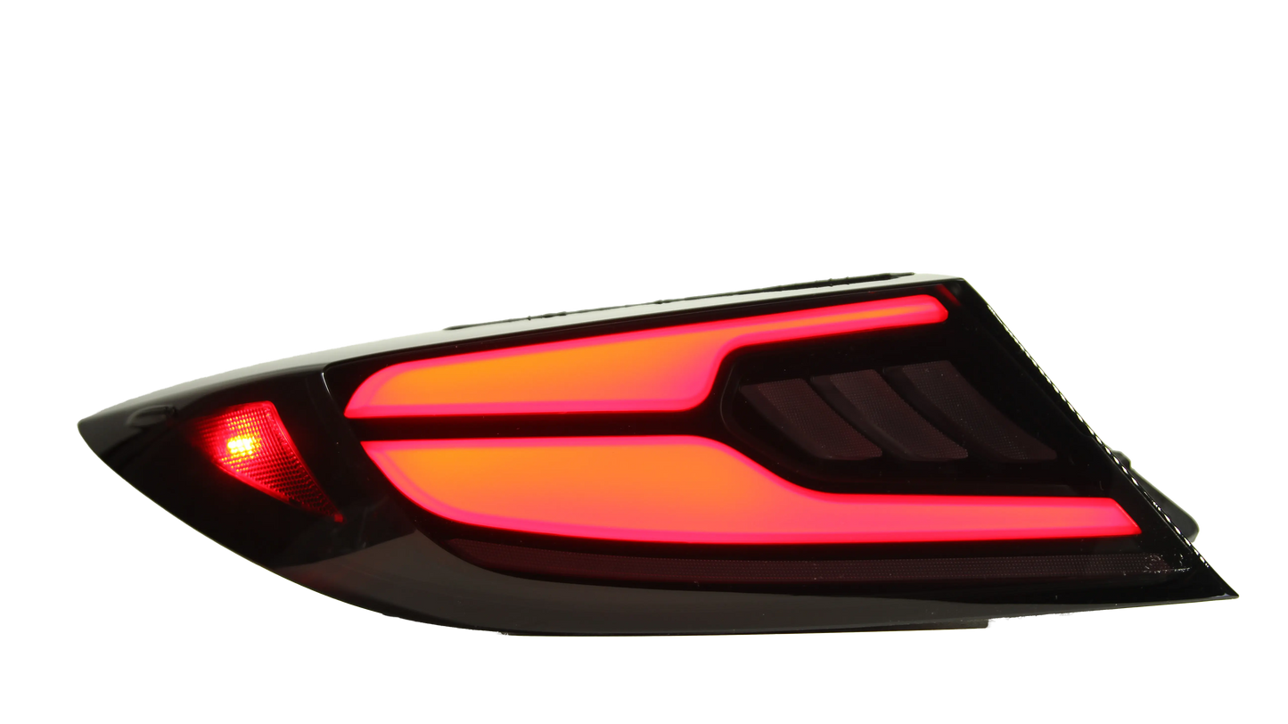 OLM Raiden LED Taillights Smoke Red for 2022-2026 BRZ, Toyota GR86 - OLME.49016.1-SR