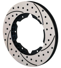 Load image into Gallery viewer, Wilwood SRP Drilled &amp; Slotted Performance Rotor - Right Hand Side - Black Electro Coat Wilwood