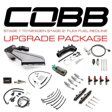 COBB 15-21 Subaru STI (Incl. 2018 Type RA) NexGen Stage 2 + Flex Fuel Redline CF Power Package SUB004NG2S2FF-RED COBB