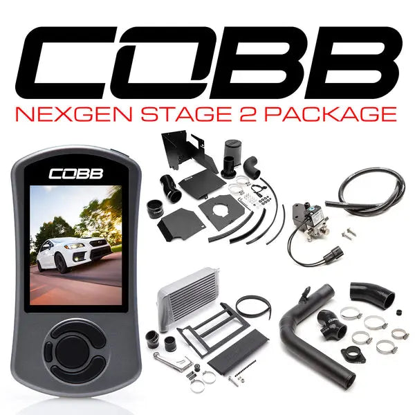 COBB 15-21 Subaru WRX NexGen Stage 2 Power Package w/SF Intake - Silver SUB004NG2W2-SL COBB