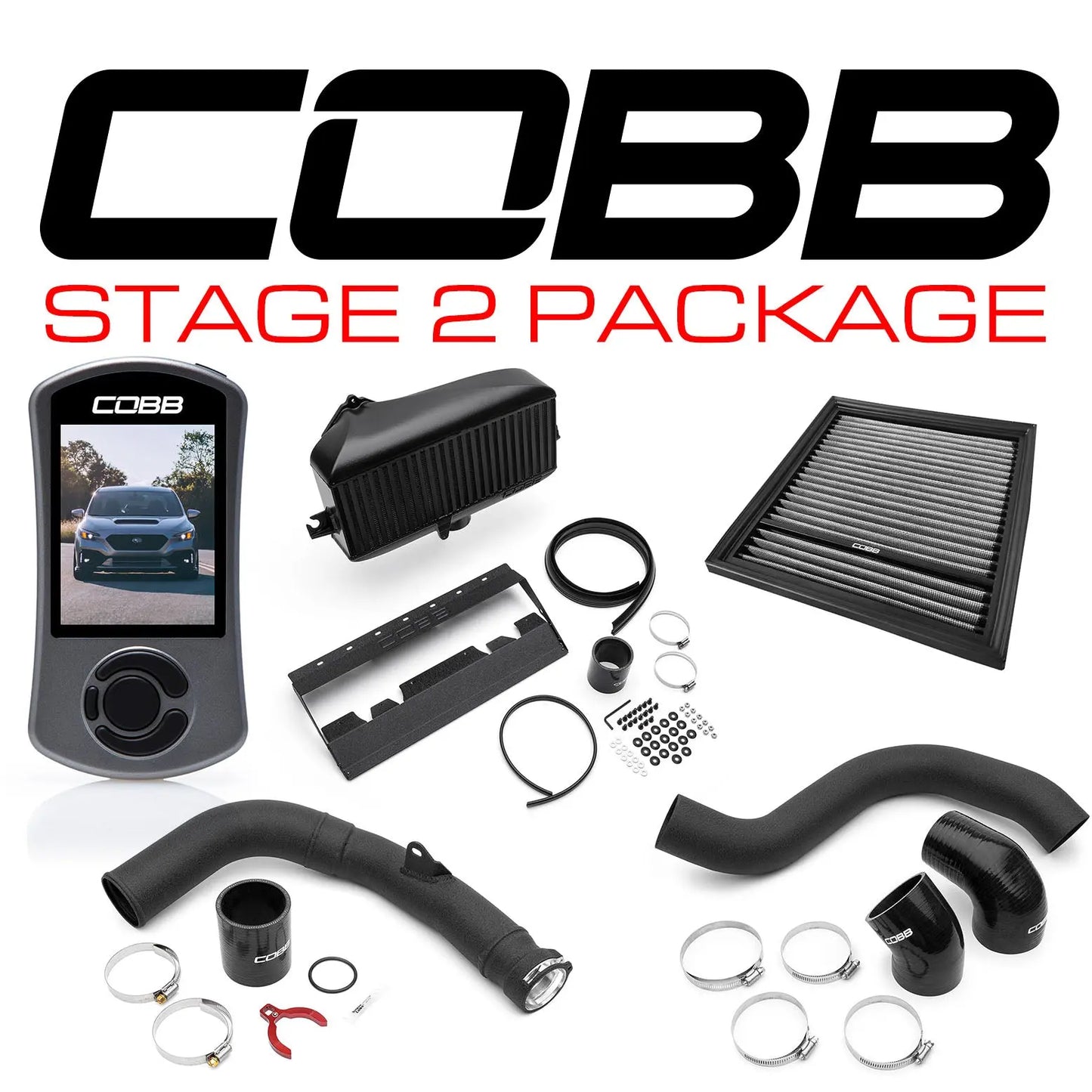 COBB 22-23 Subaru WRX Stage 2 Power Package - Black SUB0060020-BK COBB