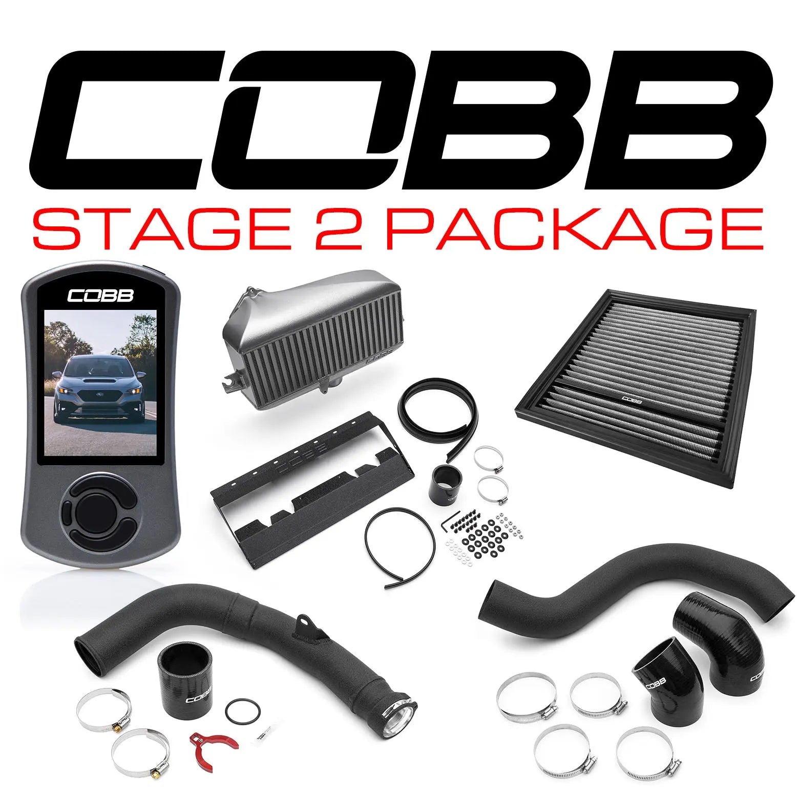 COBB 22-23 Subaru WRX Stage 2 Power Package - Silver SUB0060020-SL COBB