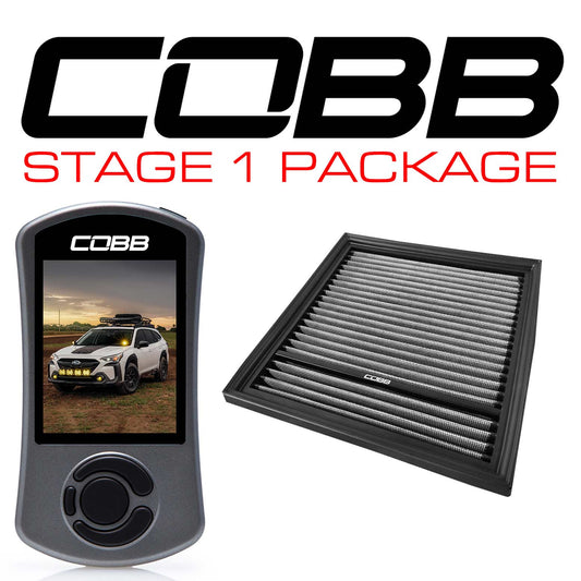 Cobb 23-25 Subaru Outback XT/Wilderness Stage 2 Power Package - Black - SUB0070020-BK