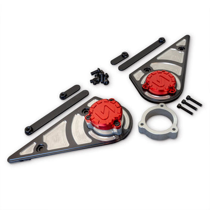 Turn Offroad 2021+ Ford Bronco Billet Lower Control Arm Mount Covers Turn Offroad