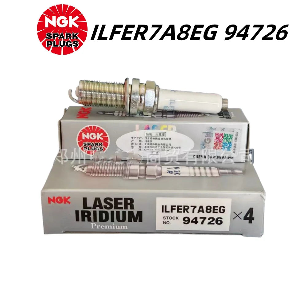 NGK Laser Iridium Spark Plug Box of 4 (ILFER7A8EG)