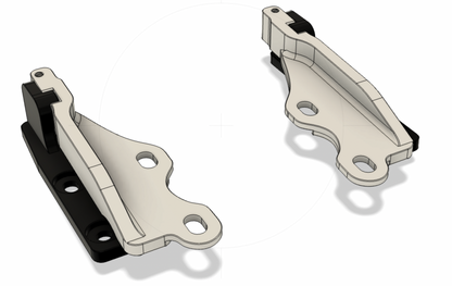 Precision Works Quick Release Hood Hinges - Nissan Z32 300ZX 90-96 PrivateLabelMfg